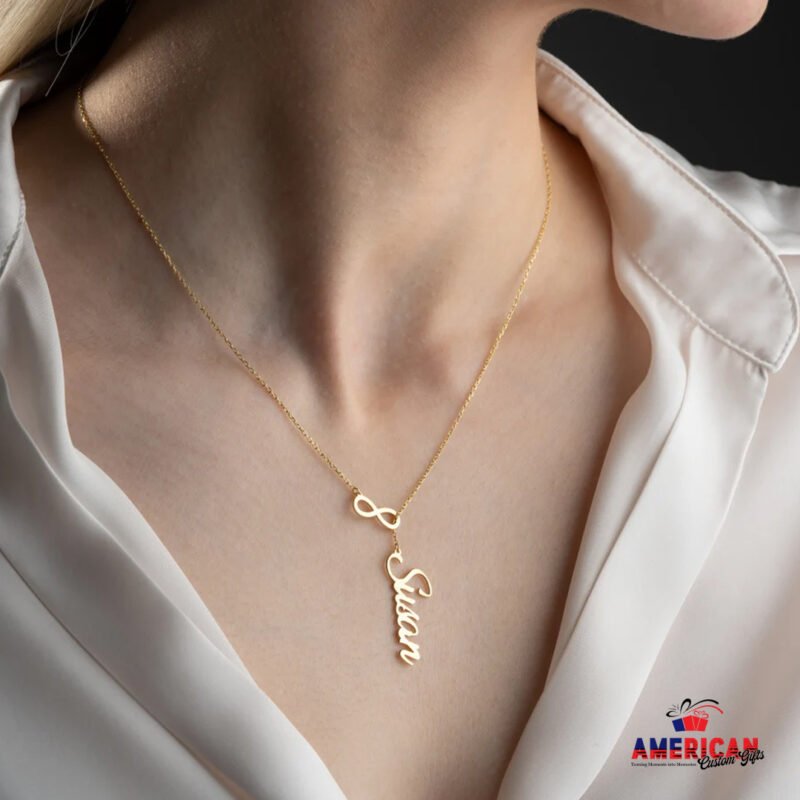 Personalized Name Necklace (Infinity Symbol)