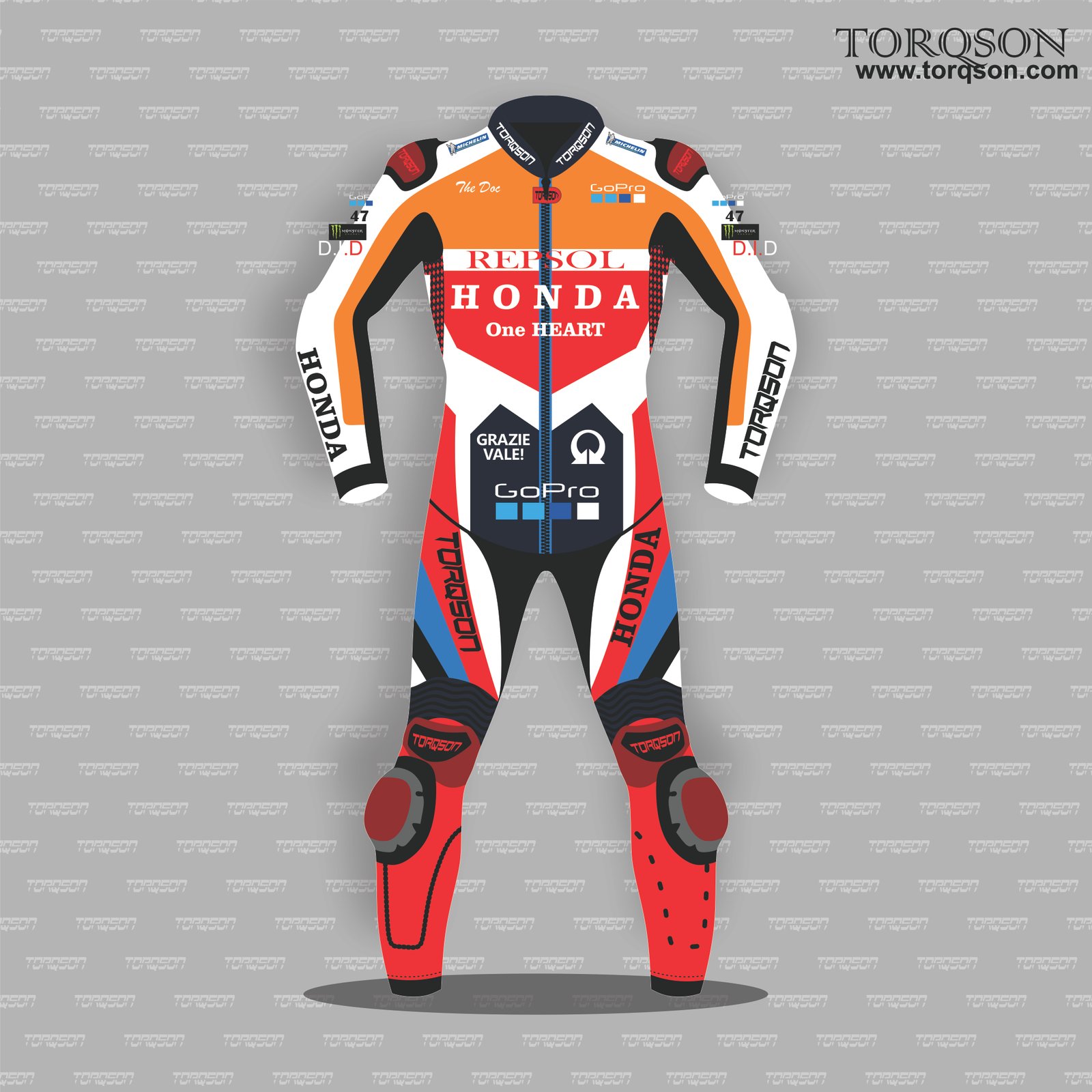 Men & Women Honda Repsol Leather Motorcycle Racing Motogp Biker Suit 2026