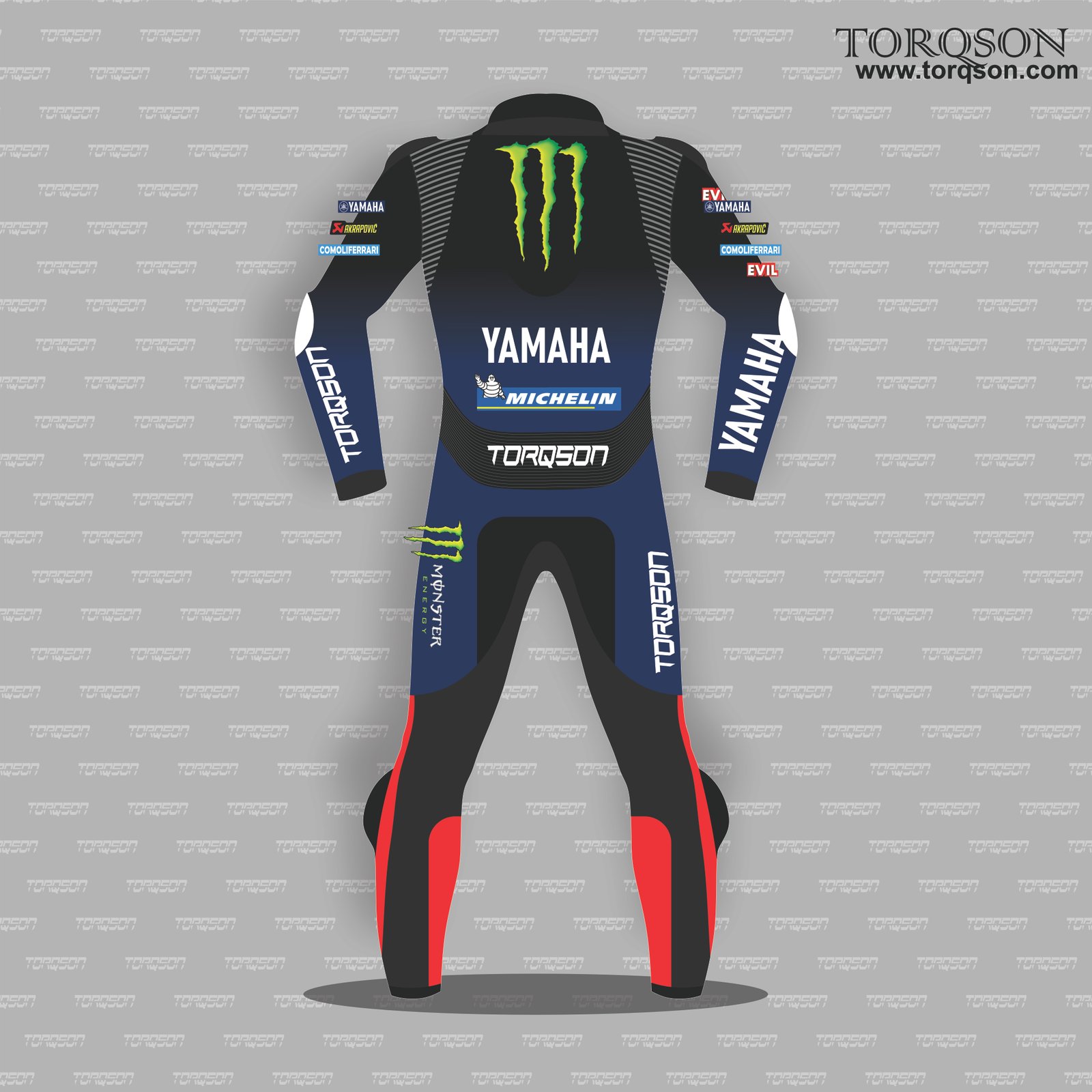 Men & Womens Yamaha Motogp Motorcycle Racing Cowhide Leather Suit