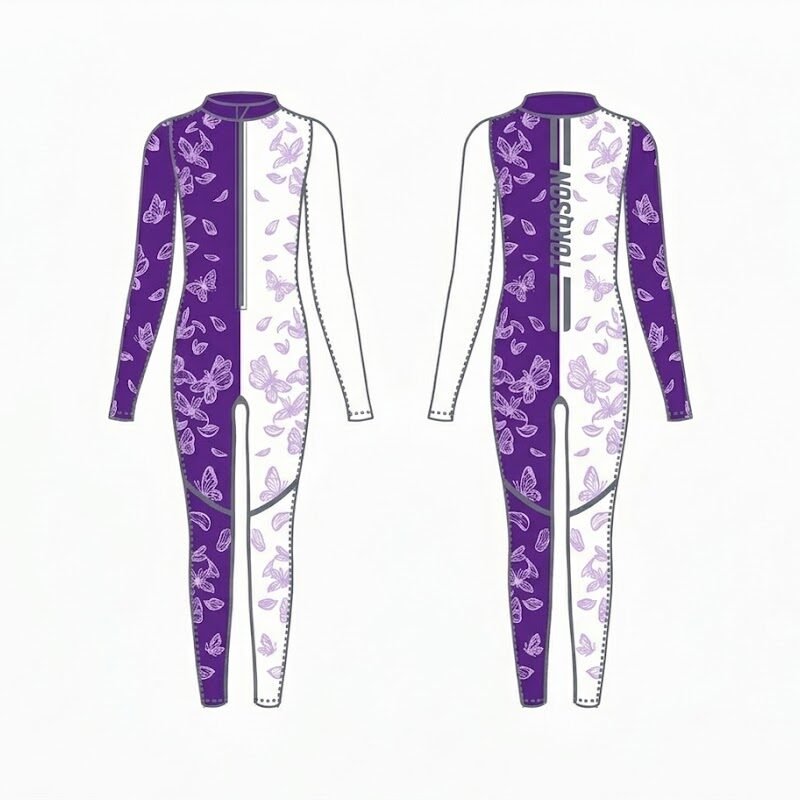 Professional Motorcycle Racing Undersuit – Breathable Compression Base Layer