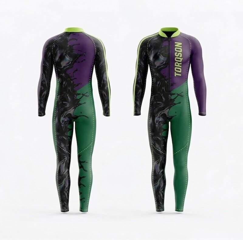 Professional Motorcycle Racing Undersuit – Breathable Compression Base Layer