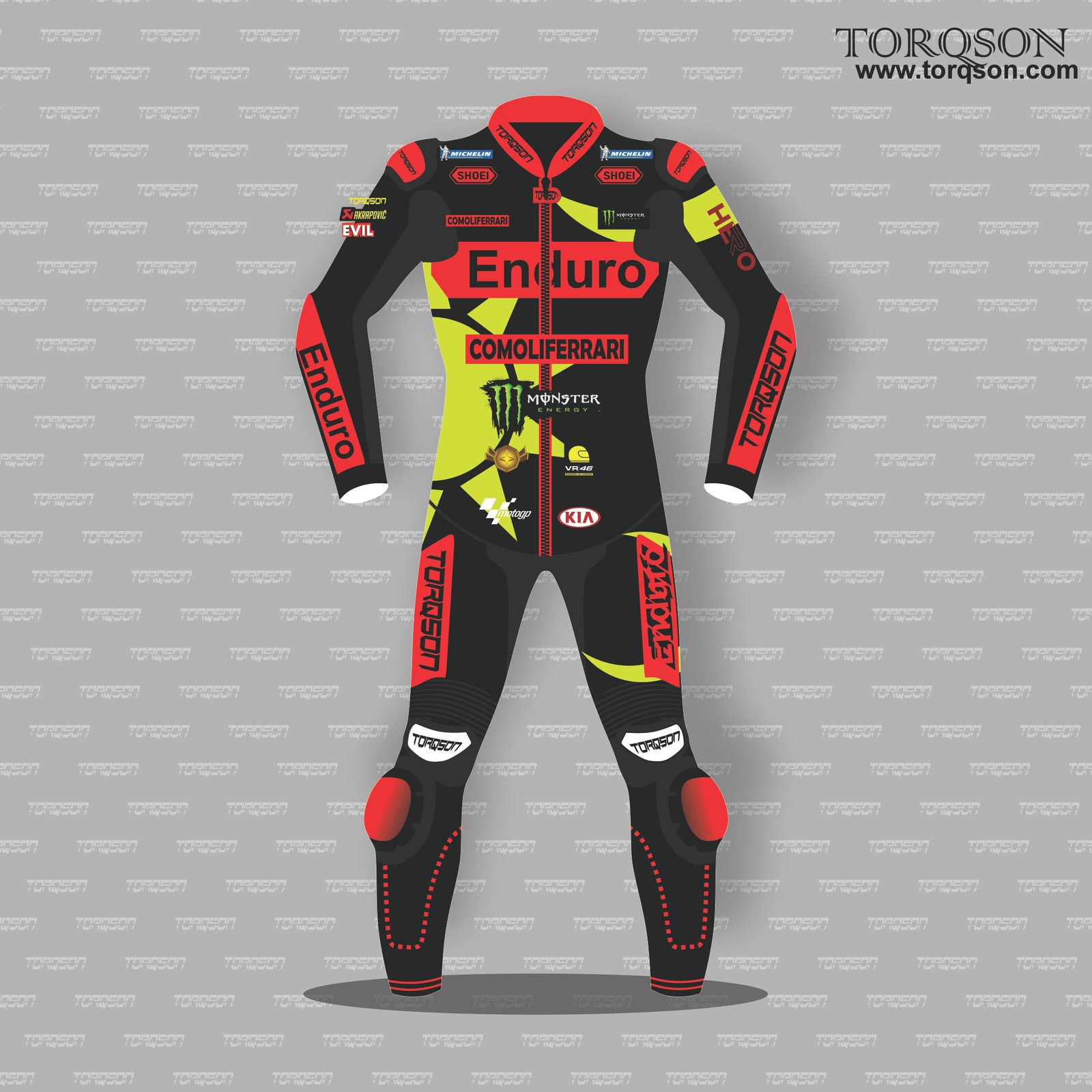 MotoGP Edition Enduro Motorcycle Racing Leather Suit
