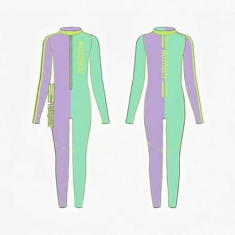 Professional Motorcycle Racing Undersuit – Breathable Compression Base Layer