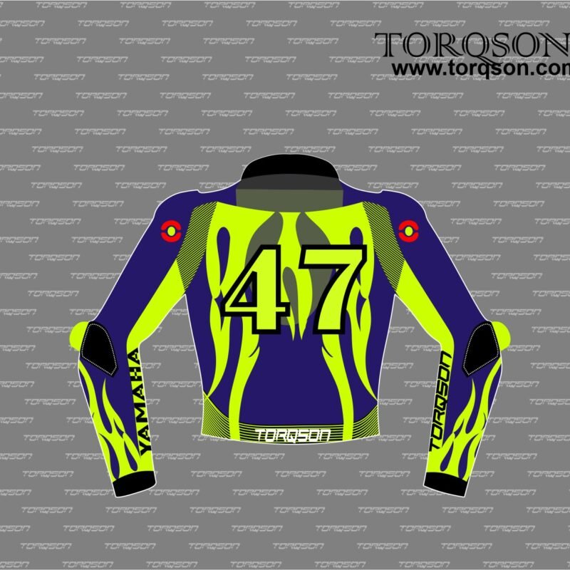 VR 46 Motogp Racing Jacket Monster Racing Leather Biker Jacket