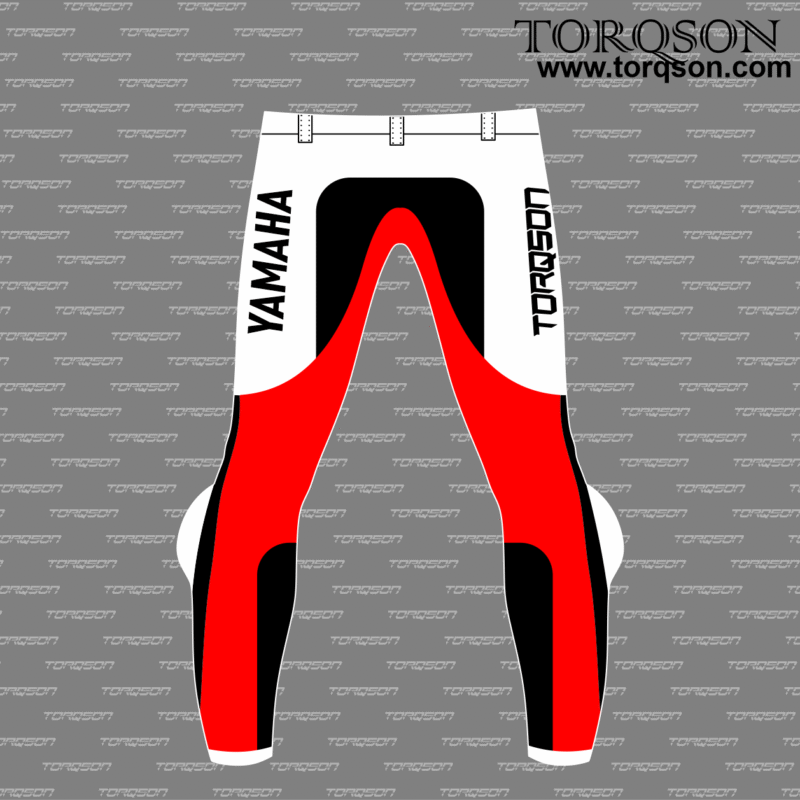 Men & Women Yamaha Motorcycle Racing Cowhide Leather Biker Pants