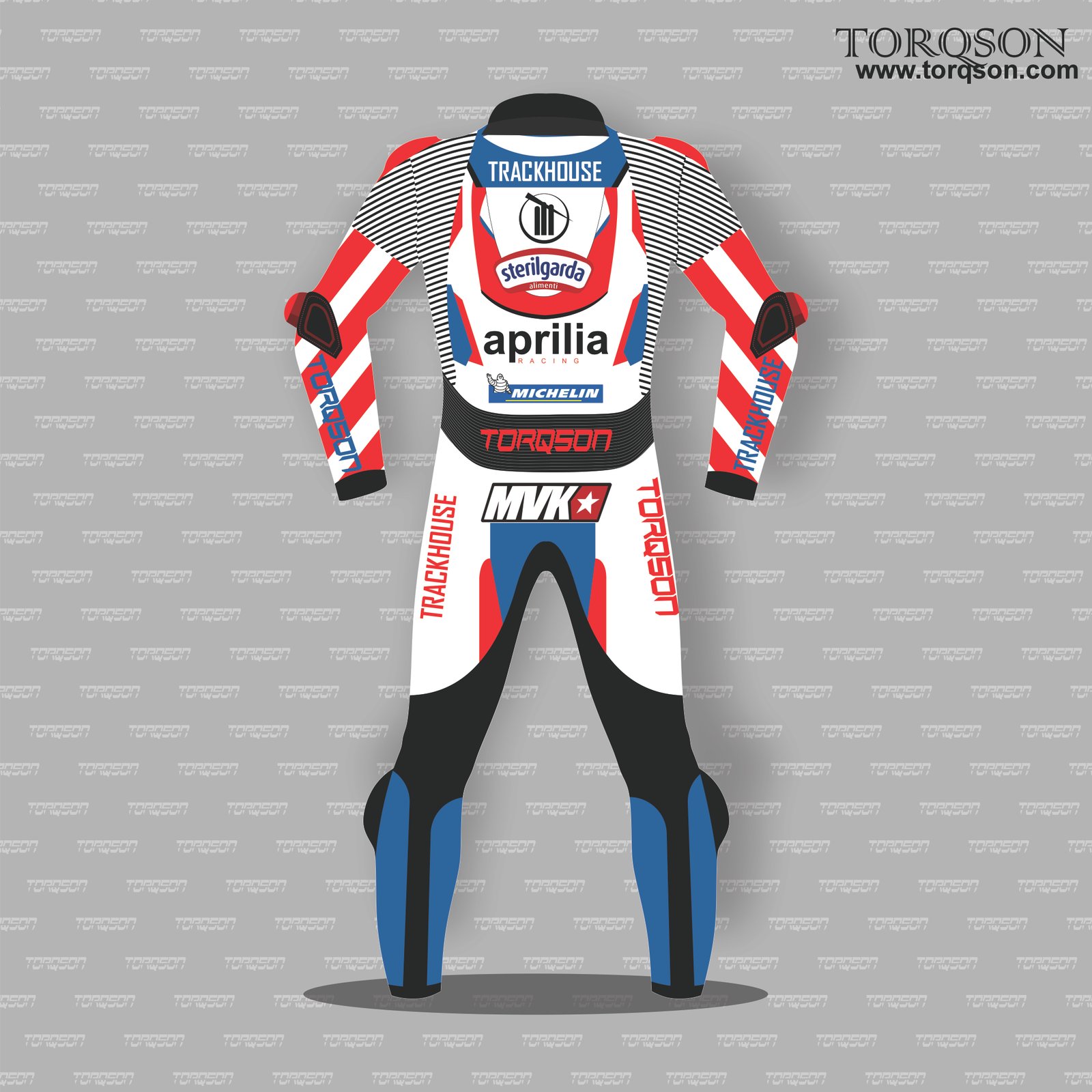 Aprilia Trackhouse Team MotoGP Leather Racing Suit