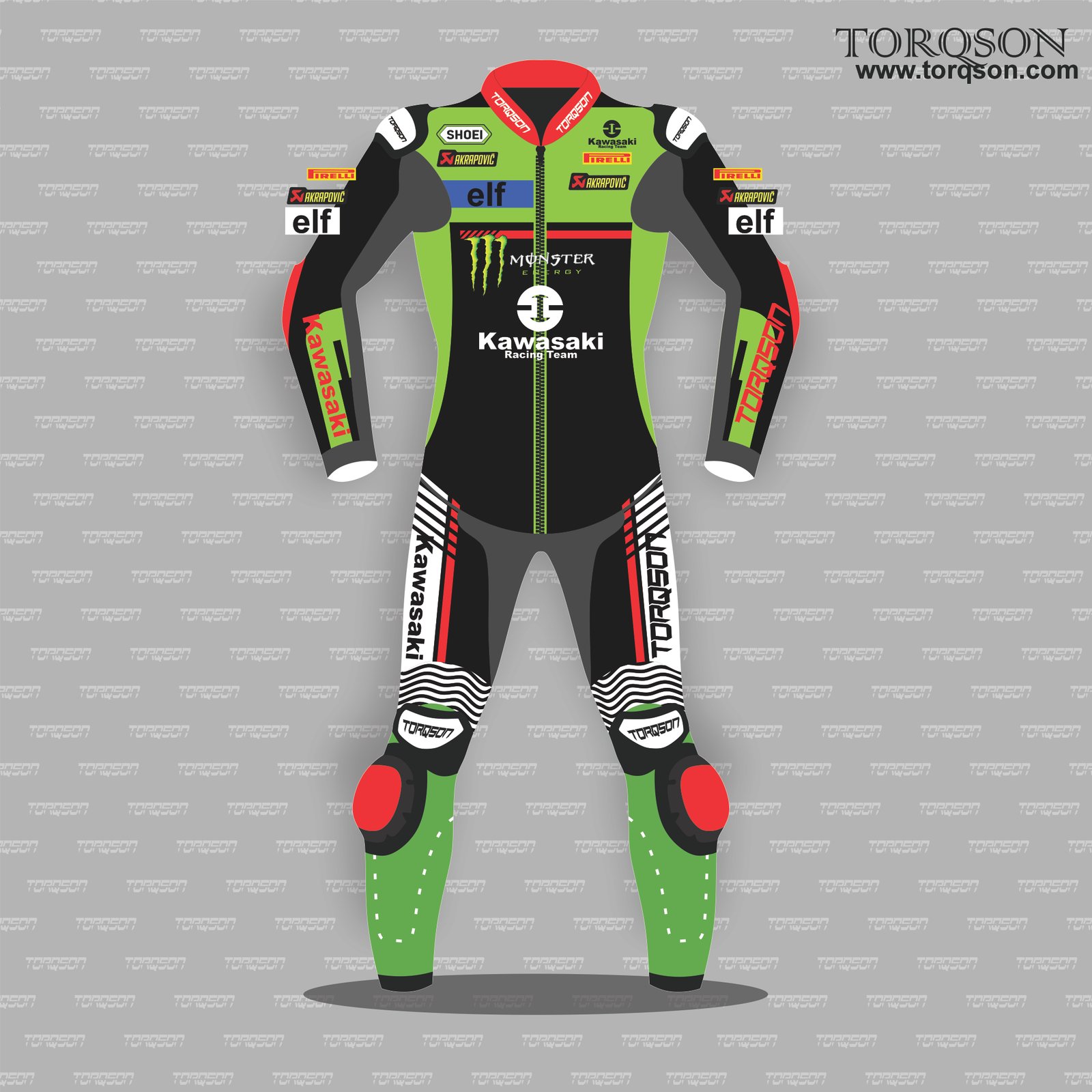 KAWASAKI NINJA MOTORBIKE RACING SUIT Kawasaki biker riding suit
