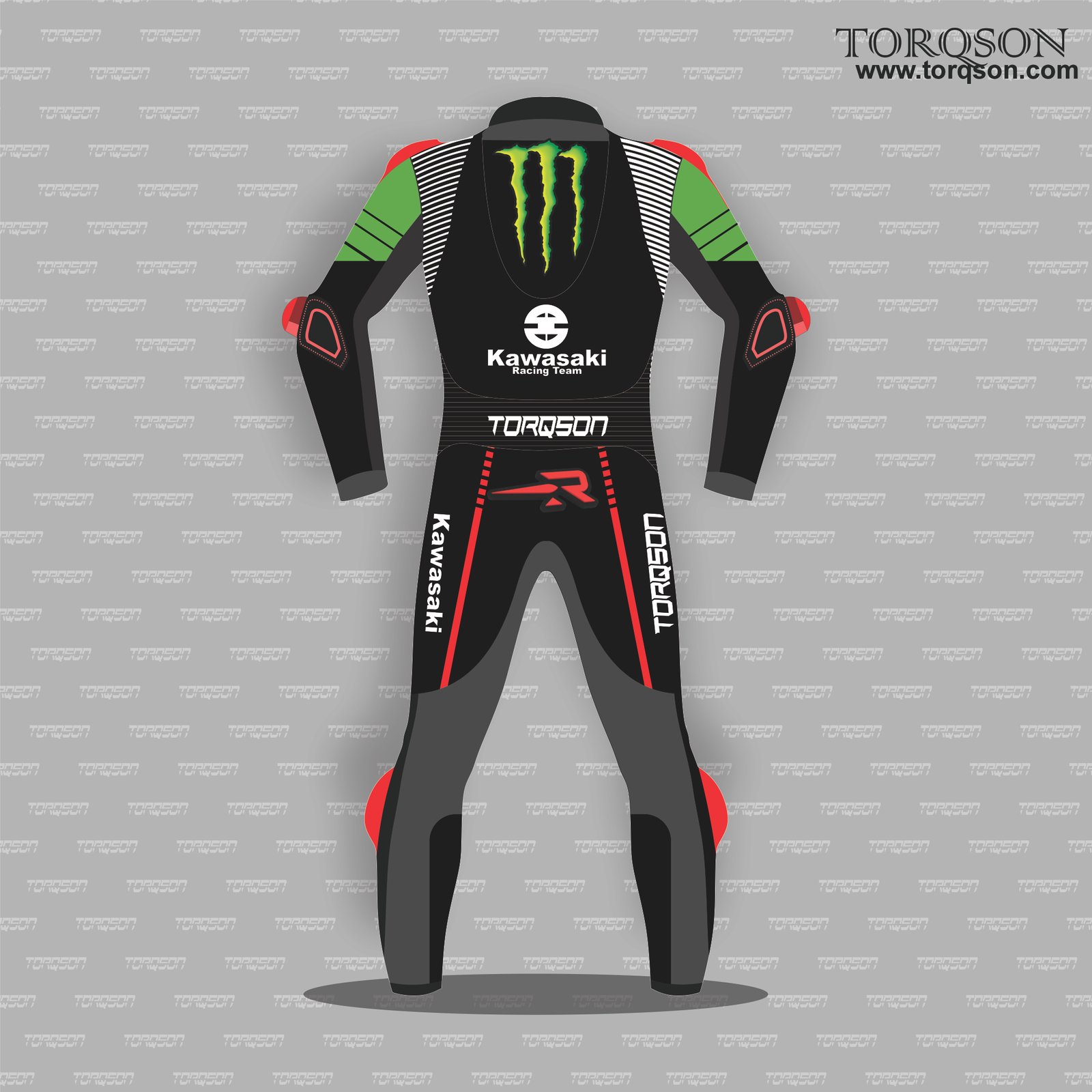 KAWASAKI NINJA MOTORBIKE RACING SUIT Kawasaki biker riding suit