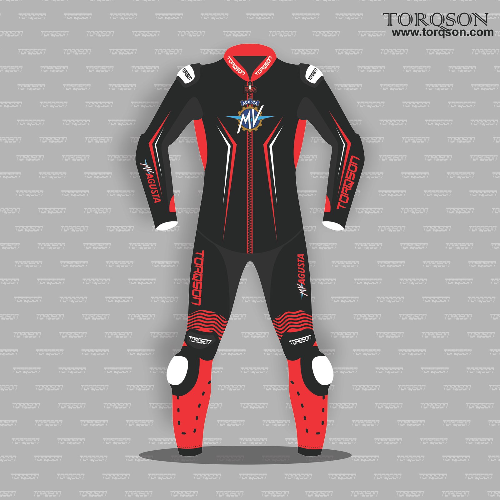 Mv Agusta mens motorcycle racing leather biker Suit