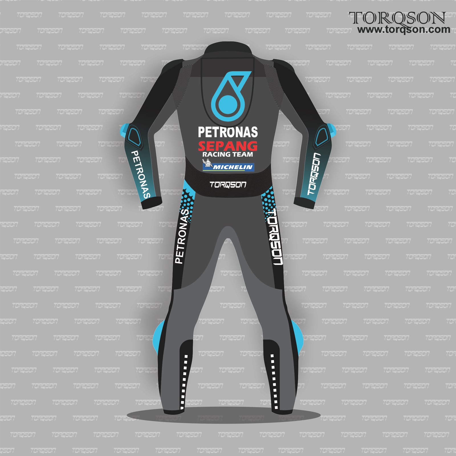 Yamaha Petronas Motorcycle Racing Leather biker Suit