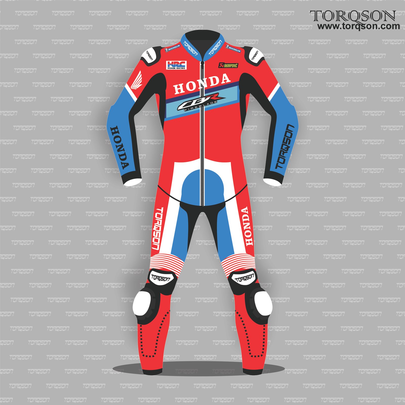 Men & Women Honda CBR Fireblade Motogp Cowhide Leather Motorcycle Racing Suit