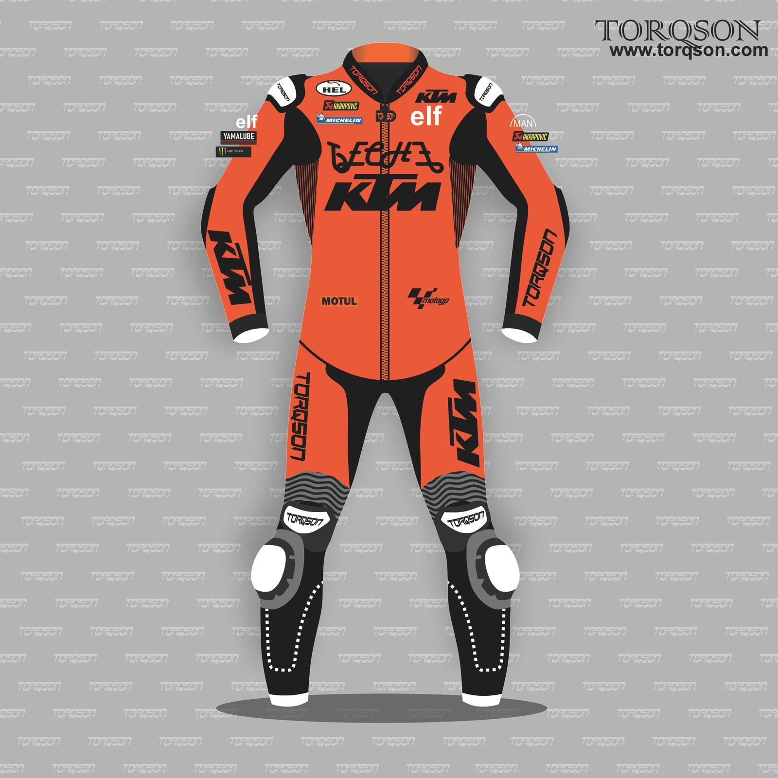 Mens KTM Racing motorbike leather suit ktm orange biker suit