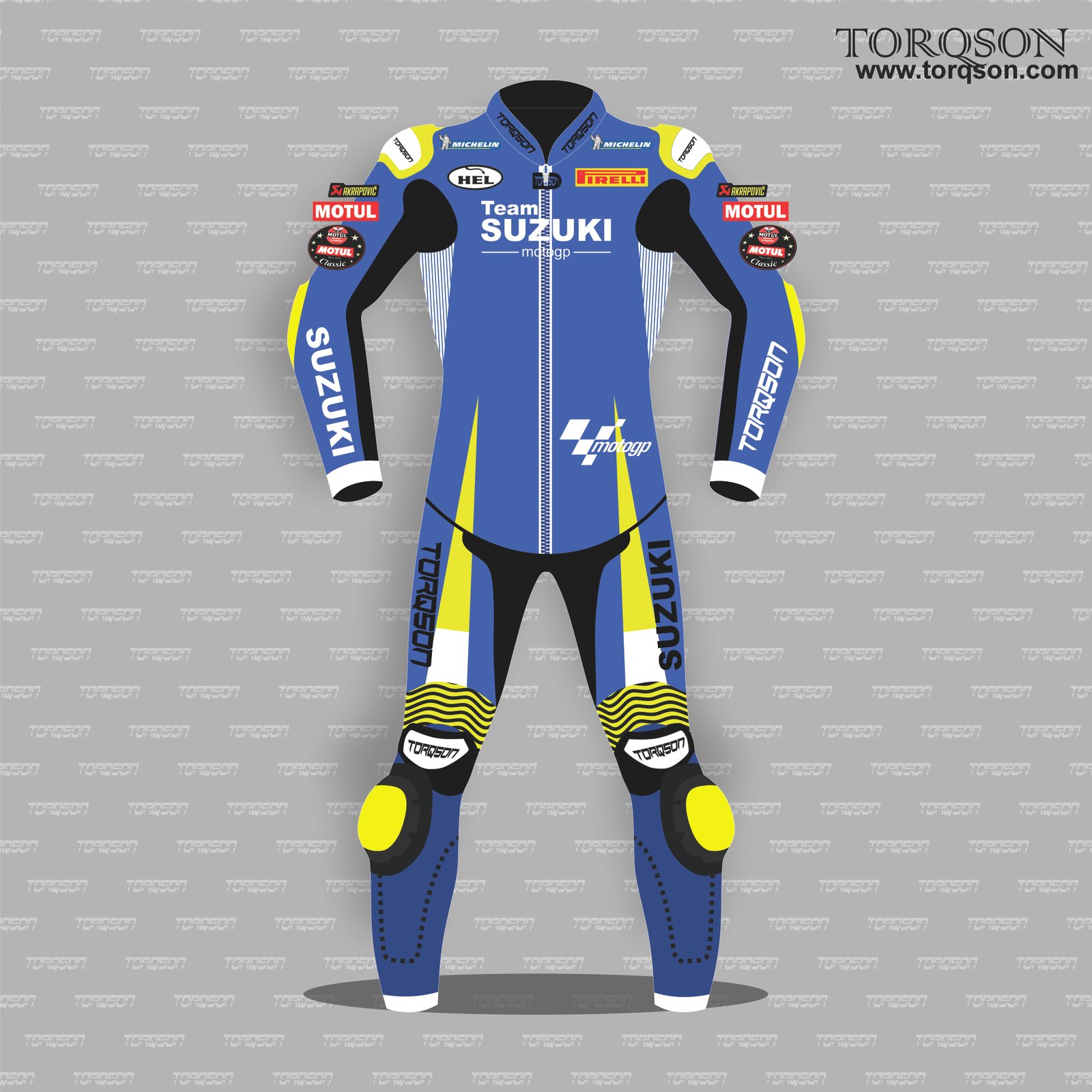 Suzuki Motogp Motorcycle Racing Leather Biker Racing Suit