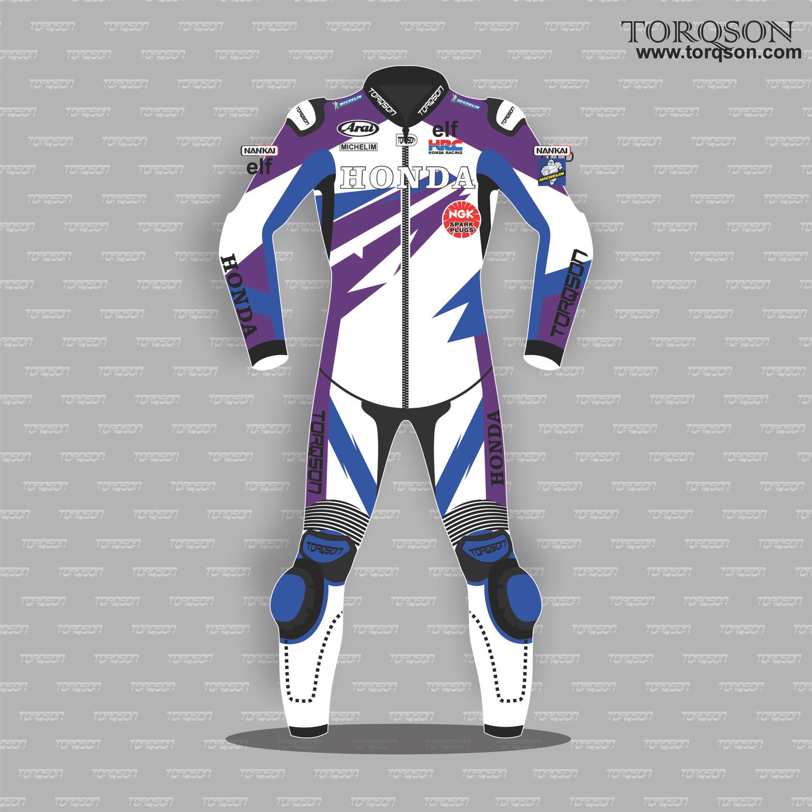 Men & Women Honda CBR Fireblade Motogp Cowhide Leather Motorcycle Racing Suit