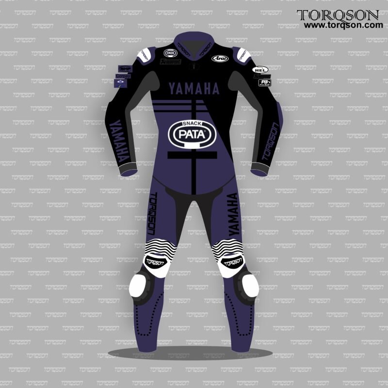 Yamaha Motorcycle Racing Leather biker Suit