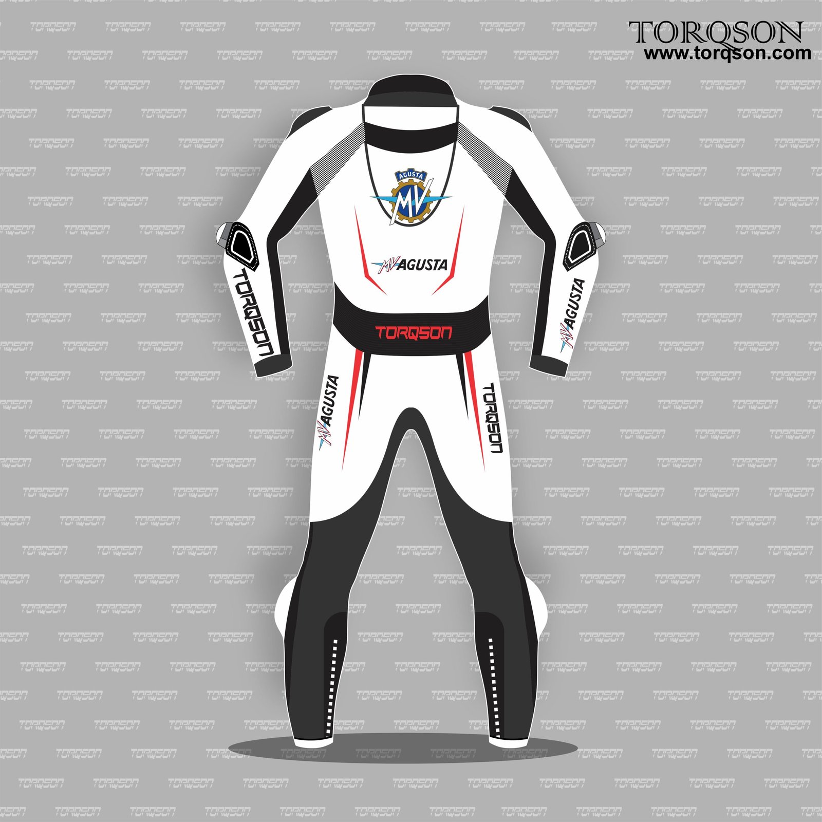 Mv Agusta mens motorcycle racing leather biker Suit
