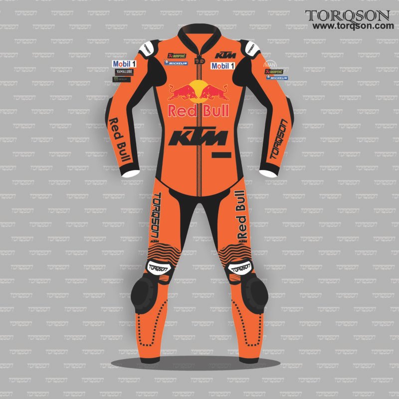 Mens KTM Racing motorbike leather suit ktm orange biker suit