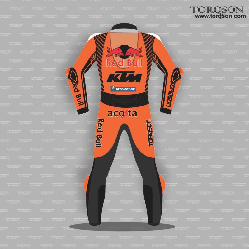 Mens KTM Racing motorbike leather suit ktm orange biker suit