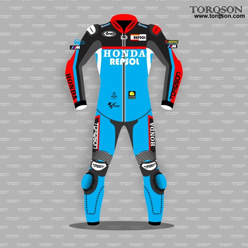 Men & Women Honda Repsol Leather Motorcycle Racing Motogp Biker Suit 2026