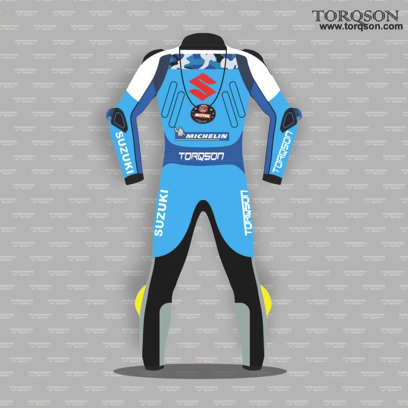Suzuki Motogp Motorcycle Racing Leather Biker Racing Suit