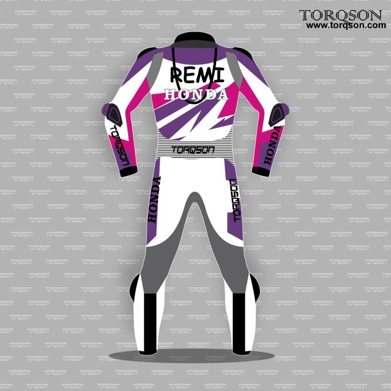 Men & Women Honda CBR Fireblade Motogp Cowhide Leather Motorcycle Racing Suit
