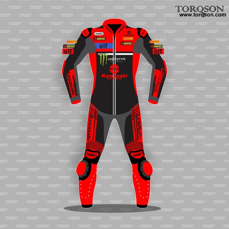 KAWASAKI NINJA MOTORBIKE RACING SUIT Kawasaki biker riding suit