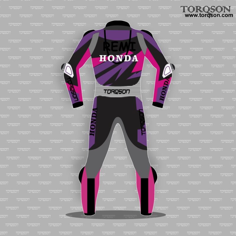 Men & Women Honda CBR Fireblade Motogp Cowhide Leather Motorcycle Racing Suit