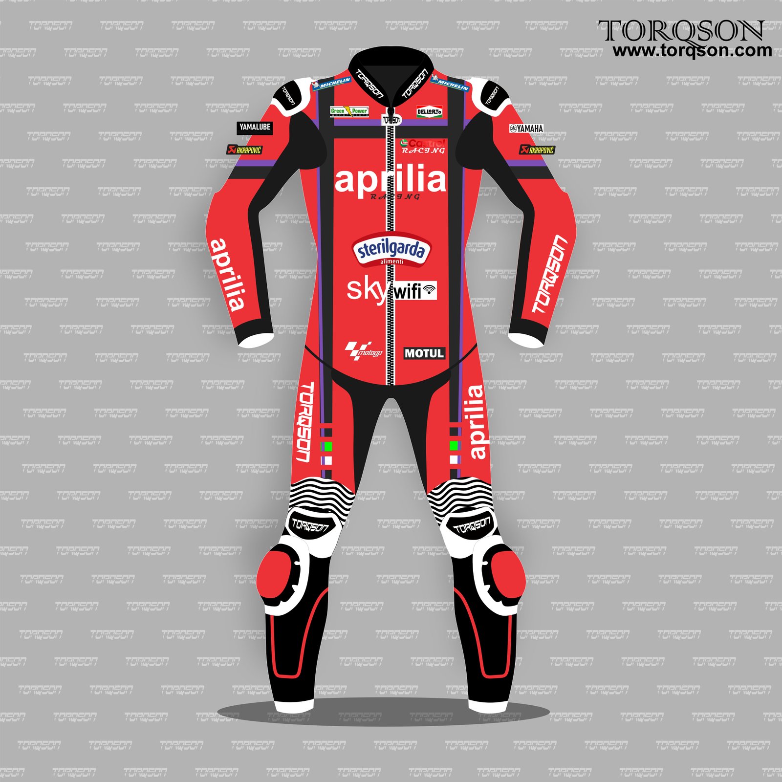 Men & Women Motorcycle Full Body Suit Jorge Martin Aprilia MotoGP 2025