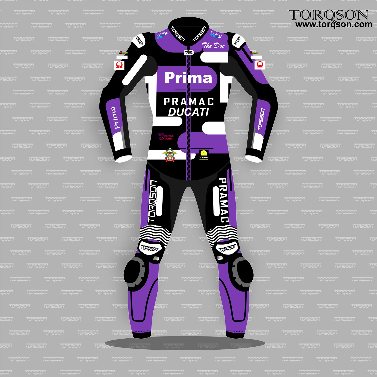 MEN FRANCO MORBIDELLI DUCATI MOTORBIKE RACING SUIT MOTOGP 2024