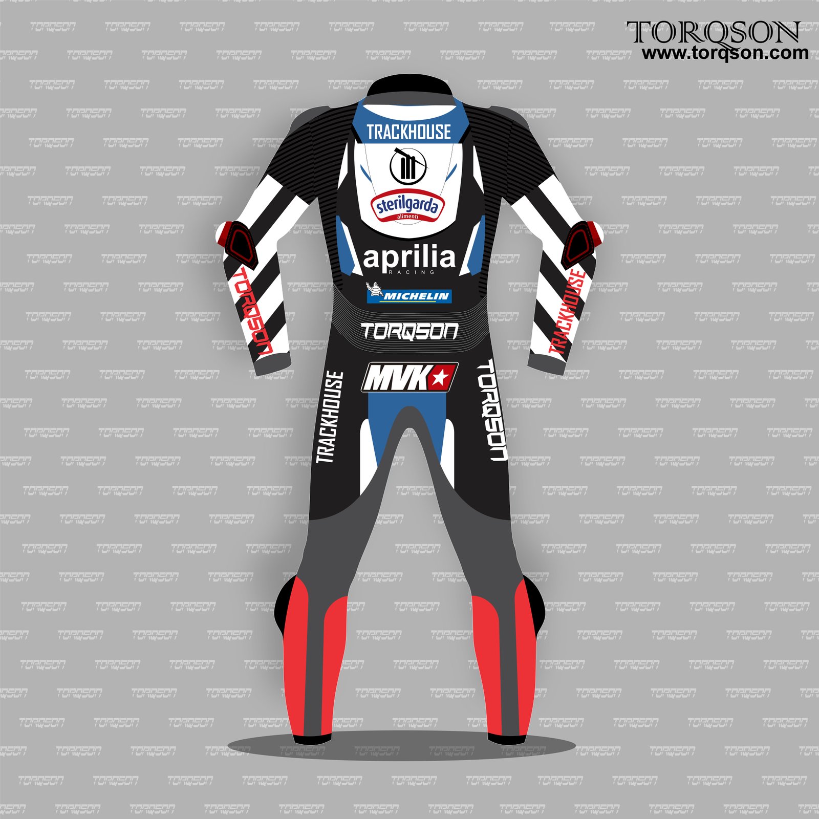 Aprilia Trackhouse MotoGP Style Motorcycle Racing Suit – Performance Edition