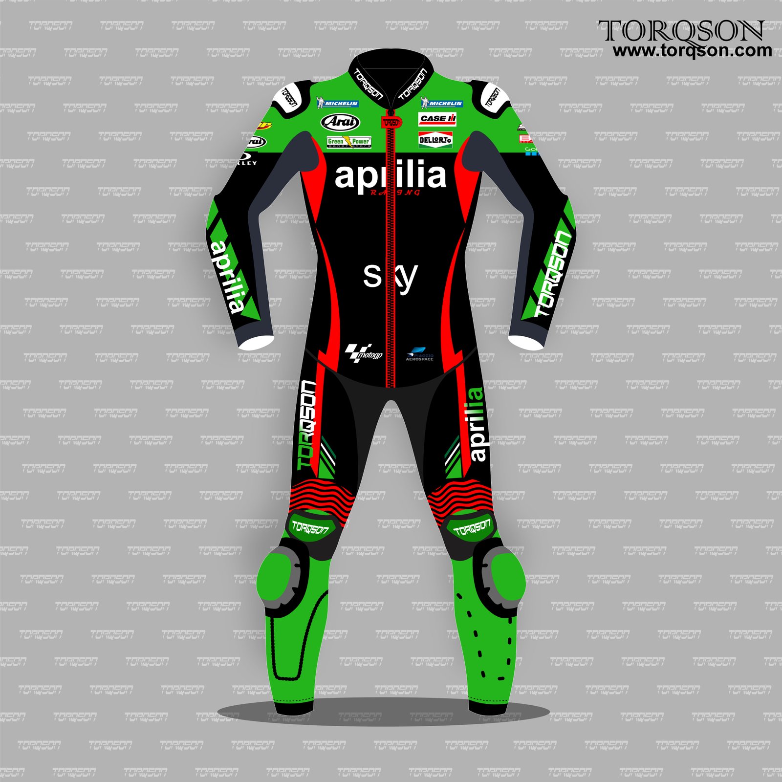 Aprilia MotoGP Style Motorcycle Racing Suit – Performance Edition