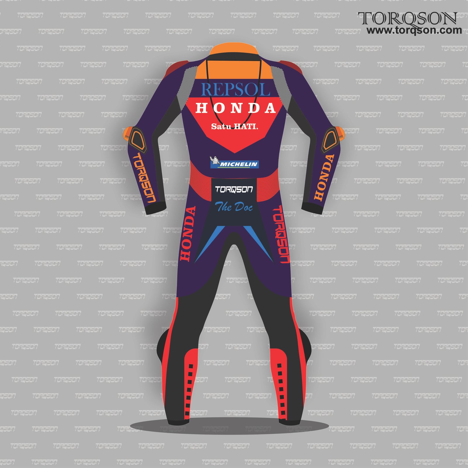 Men & Women Honda Repsol Leather Motorcycle Racing Motogp Biker Suit 2026