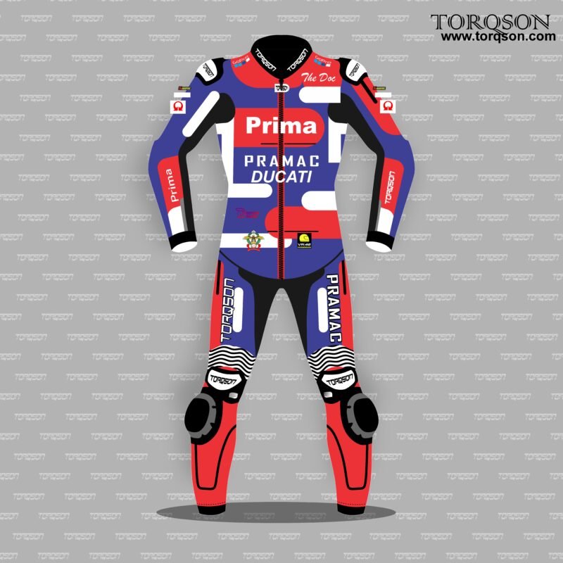 MEN FRANCO MORBIDELLI DUCATI MOTORBIKE RACING SUIT MOTOGP 2024